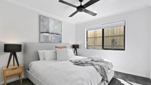 Dreamviews at Metung客房内的一张或多张床位