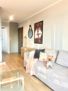 Area soggiorno di DowntownApartments Carrie