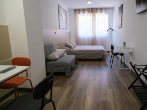 Alianza Suites的休息区