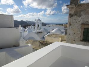 a view from the roof of a building at Chora House, by Amorgos Holiday Homes in Amorgos
