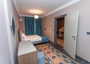 Postel nebo postele na pokoji v ubytování Turkuaz Villa