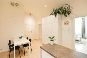 Kuchyň nebo kuchyňský kout v ubytování Kubelíkova 32 Residence