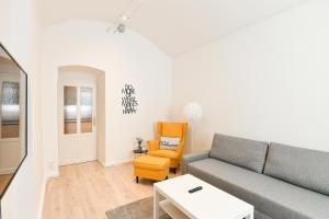 Posezení v ubytování Kubelíkova 32 Residence