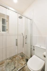 Koupelna v ubytování Kubelíkova 32 Residence