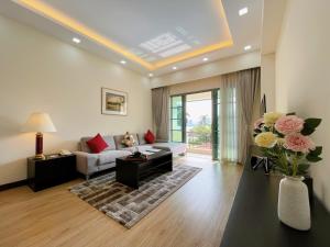 Posezení v ubytování Diamond Westlake Suites