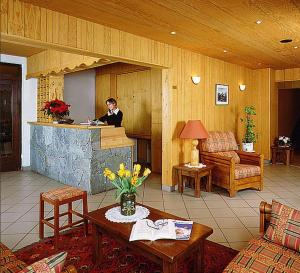 Khu vực ghế ngồi tại Hôtel Le Dôme