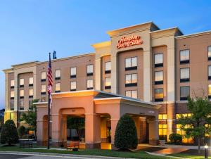 a rendering of the front of a hotel at Hampton Inn & Suites Arundel Mills/Baltimore in Hanover