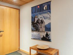 TV a/nebo společenská místnost v ubytování Chalet Mimique by Interhome