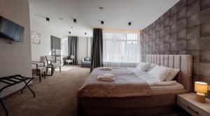TV a/nebo společenská místnost v ubytování Hotel Boutique Refael