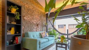 Χώρος καθιστικού στο Hotel El Peñon by Bithotels