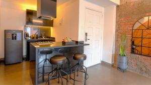 Η κουζίνα ή μικρή κουζίνα στο Hotel El Peñon by Bithotels