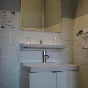 Koupelna v ubytování Europa Hotel