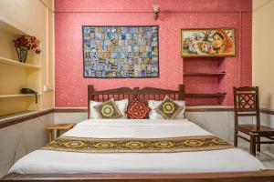 Hotel Classic Jaisalmerにあるベッド