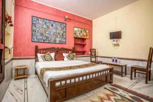 Hotel Classic Jaisalmerにあるベッド
