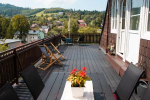 Nespecifikovaný výhled na hory nebo výhled na hory při pohledu z bed and breakfast