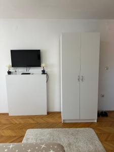 TV a/nebo společenská místnost v ubytování Hostel Gray