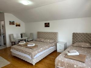 Postel nebo postele na pokoji v ubytování Hostel Gray