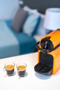 Coffee and tea making facilities at Oleti Studio Granada