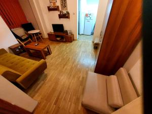 Area soggiorno di Romanian Athenaeum 1BR Apartment with Amazing View