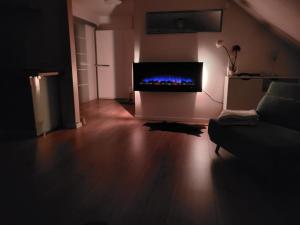TV a/nebo společenská místnost v ubytování Appartement Tischi