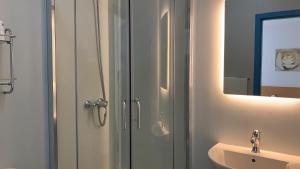 Koupelna v ubytování WEAA Hotel