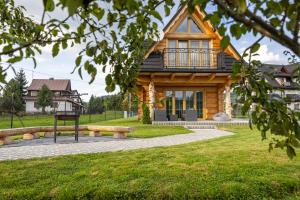 Vonkajšia záhrada v ubytovaní Bajka Chateau