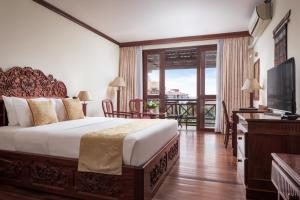 TV a/nebo společenská místnost v ubytování Angkor Paradise Hotel