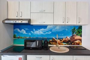 Køkken eller tekøkken på Studio Bel Air Paradise