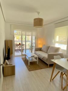 Postel nebo postele na pokoji v ubytování Playa Albir