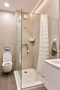 Et badeværelse på Studio Bel Air Lotus