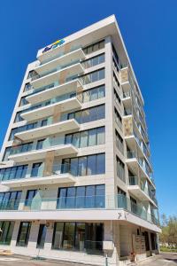 Bygningen som lejlighedshotellet ligger i