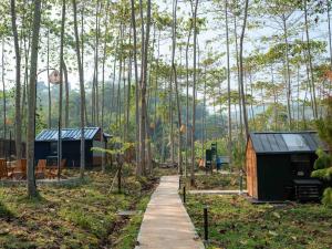 Zahrada ubytování Bobocabin The Tavia, Puncak