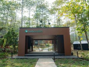Zahrada ubytování Bobocabin The Tavia, Puncak