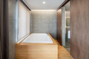 Hotel Cielo客房内的一张或多张床位