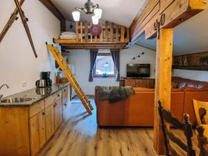 Kuchyňa alebo kuchynka v ubytovaní Ritterhof Apartments
