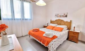 Posteľ alebo postele v izbe v ubytovaní Casa Maracuyá