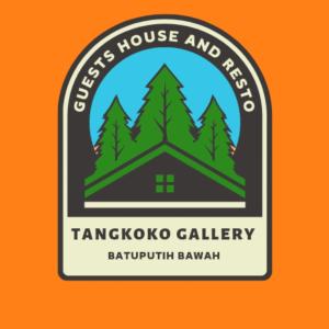 ein Logo für das Tarpolis-Haus und das Resort in der Unterkunft Tangkoko Gallery Guest House and Resto in Rinondoran
