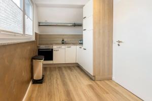 Kuchyň nebo kuchyňský kout v ubytování Ferienwohnung Katzmaier