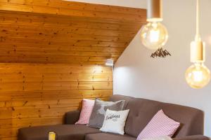 Posezení v ubytování Ferienwohnung Reschberg