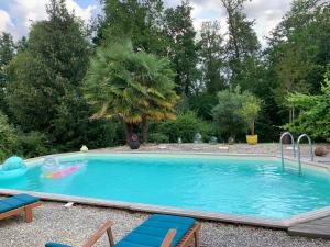 Swimmingpoolen hos eller tæt på Chambre d'hôte Château l'Evêque