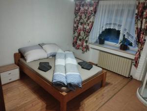 Postel nebo postele na pokoji v ubytování Ferienwohnung Patrycja