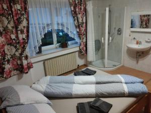 Postel nebo postele na pokoji v ubytování Ferienwohnung Patrycja