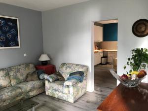 Posezení v ubytování Un havre de paix pour découvrir Vichy , sa région