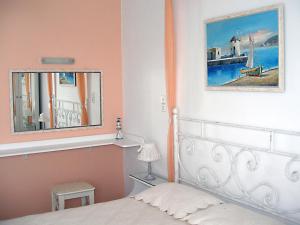 Postel nebo postele na pokoji v ubytování Arethousa