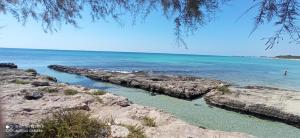 a view of the ocean from the shore at Punta Grossa - Porto Cesareo in Punta Prosciutto