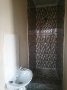 Koupelna v ubytování Zizi's B&B