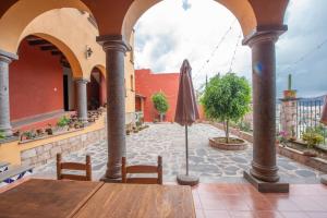 Balkón nebo terasa v ubytování Hotel Camino Antiguo