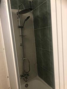 a shower with a shower head in a bathroom at Torresal in Torrevieja
