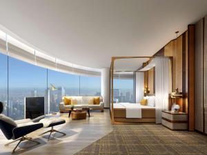 Posezení v ubytování Doubletree by Hilton Foshan Nanhai-Free Canton Fair Shuttle Bus