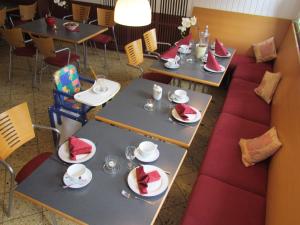 Restaurant o un lloc per menjar a Hotel Stadt Mainz
